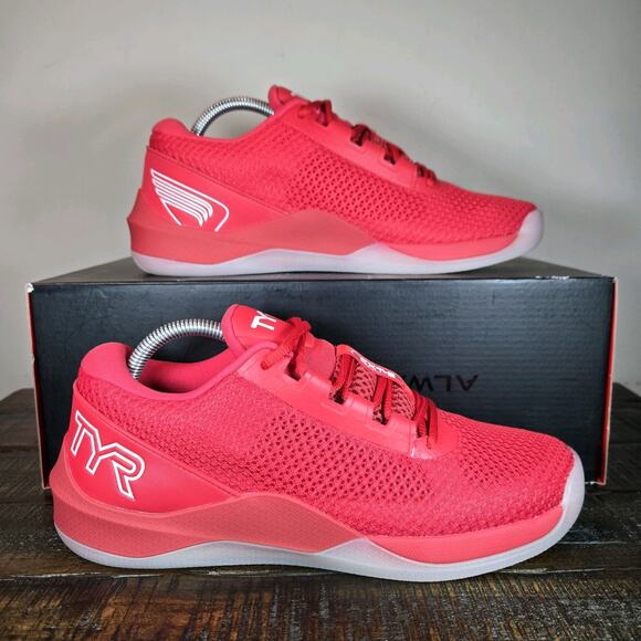NEW TYR CXT-2 Trainer Mens Size 12 Athletic Training Shoes Sneakers Red White - Picture 1 of 12